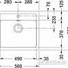 Кухонная мойка Franke Sirius SID 610 (оникс) [114.0443.344]