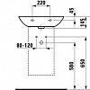 Умывальник Laufen Ino 8103020001041 56x45