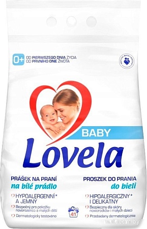 Стиральный порошок Lovela Baby 0+ для белого белья гипоаллергенный 4.1 кг