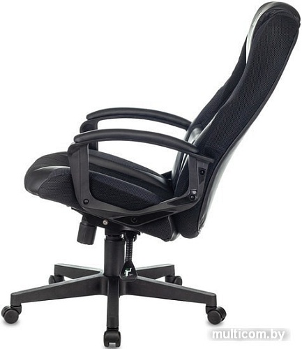 Кресло Бюрократ Zombie 9 (черный/серый)