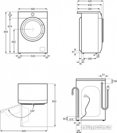 Стиральная машина Electrolux EW6S4R06BI