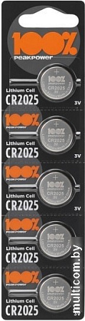 Батарейки PeakPower Lithium CR2025-2C5