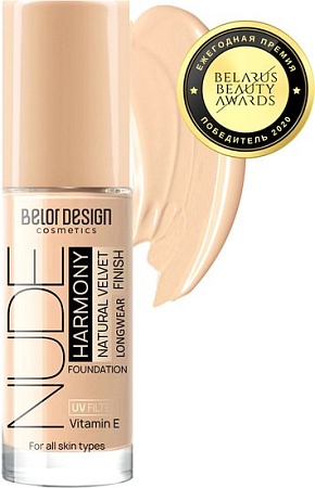 Тональный крем Belor Design Nude Harmony тон 201