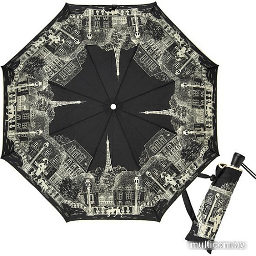 Складной зонт Guy De Jean Paris Noir 3405