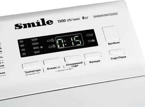 Стиральная машина с вертикальной загрузкой Smile SWMMV8W1300DI