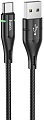 Кабель Hoco U93 Shadow USB Type-A - USB Type-C (1.2 м, черный)