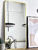 Зеркало с подсветкой eMZe Smartphone 50x100 LED.UV.SMART.50.100.AUR (золото с УФ-окантовкой и подсветкой)