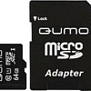 Карта памяти QUMO microSDXC UHS-1 64GB + адаптер (QM64GMICSDXC10U1)