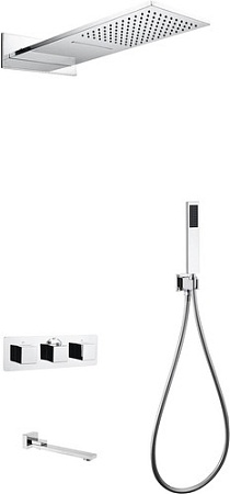 Душевая система Abber Daheim AF8253 (хром)