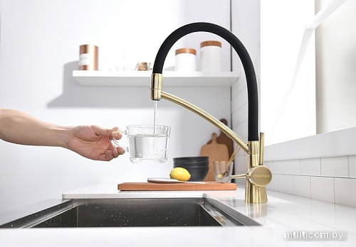 Смеситель Paulmark Siegen Si213111-BR (бронза/черный)