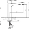 Смеситель Haiba HB10615-7 (черный)