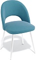 Стул Kenner 148 KS (белый/микровелюр бирюзовый)