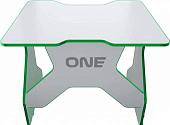 Геймерский стол VMM Game One White 100 Green TL-1-WEGN