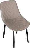 Стул Трия Oscar (черный муар/велюр L003 бежевый)