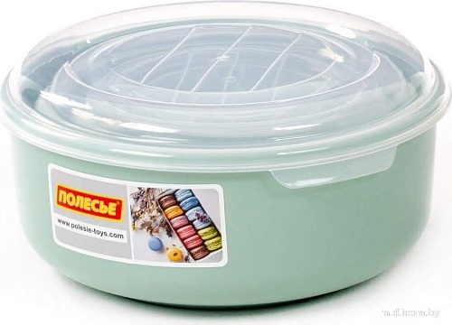 Набор контейнеров Полесье №4 с крышками (3шт, бледно-оливковый)