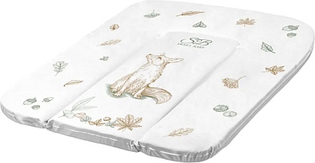 Пеленальный матрас Sweet Baby Foresta Magica Crema Arancio 58x71 (лиса бежевый/оранжевый)
