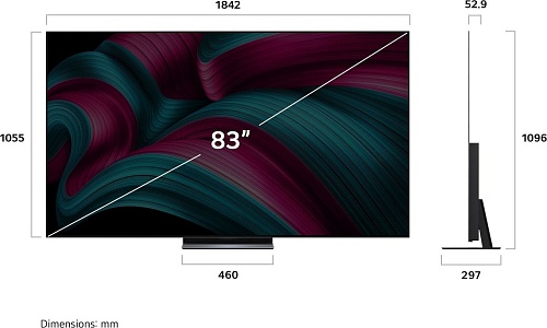 OLED телевизор LG OLED evo AI C5 OLED83C5RLA