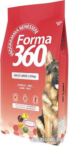 Сухой корм для собак Pet360 Forma 360 Dog Adult Large ягненок/рис 12 кг