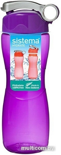 Бутылка для воды Sistema 590 (фиолетовый)