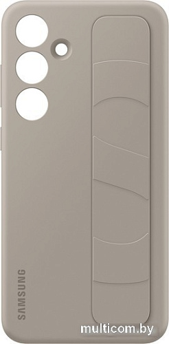 Чехол для телефона Samsung Standing Grip Case S24+ (серо-коричневый)