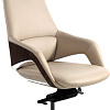 Кресло Norden Шопен FK 0005-A Beige Leather (кожа бежевая/алюминий)
