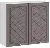 Шкаф навесной Трия Бьянка 1В8 (дуб серый)