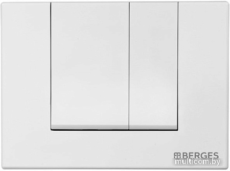 Панель смыва Berges Wasserhaus Novum S4 Soft Touch (белый)