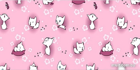 Корзина JoyArty Цветочные коты gaba_28456