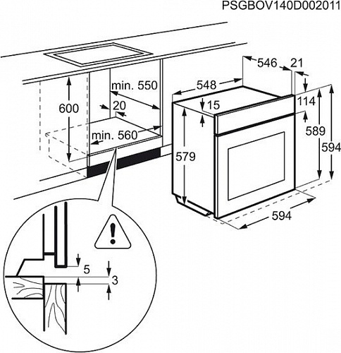 Духовой шкаф Electrolux OPEA4554X