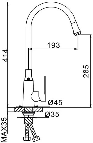 Смеситель FRAP F44990