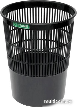 Корзина для бумаг Стамм КР51 (черный)