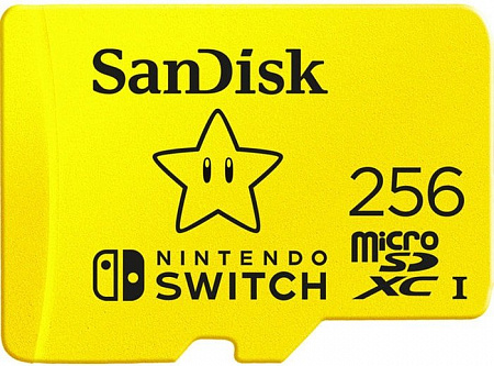 Карта памяти SanDisk For Nintendo Switch microSDXC SDSQXAO-256G-GNCZN 256GB
