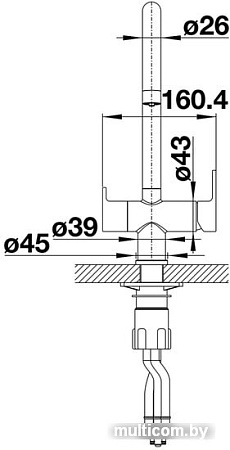 Смеситель Blanco Trima Silgranit (антрацит)