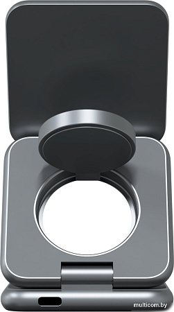 Беспроводное зарядное Magssory Fold Pro 3 в 1 WCH063 (темно-серый)