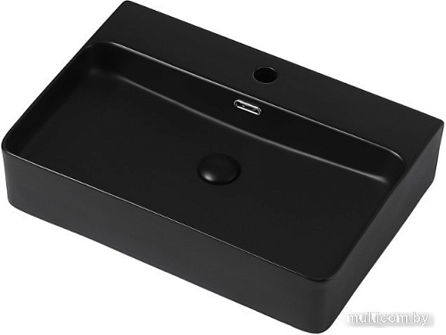 Умывальник Abber Rechteck AC2201MB (черный матовый)