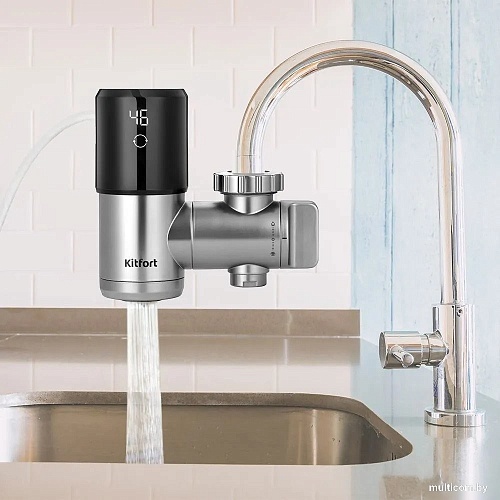 Проточный электрический водонагреватель на кран Kitfort KT-6526