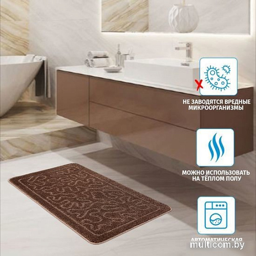 Коврик для ванной Shahintex РР 50x80 (мокко)