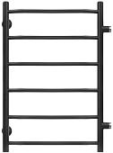Полотенцесушитель Granula Трапеция 50х60 6 перекладин (боковое подключение, черный матовый)