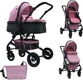 Универсальная коляска Lorelli Alba 2020 (2 в 1, розовый)