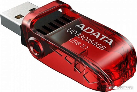 USB Flash A-Data UD330 64GB (красный)