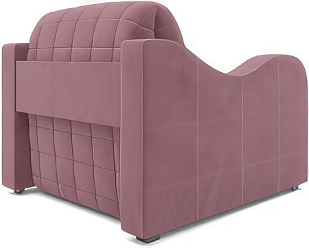 Кресло-кровать Мебель-АРС Барон №4 (велюр, пудра НВ-178 18)