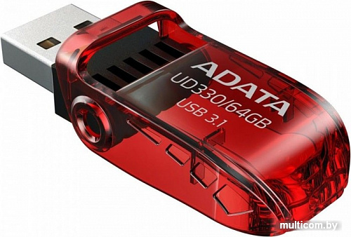 USB Flash A-Data UD330 64GB (красный)