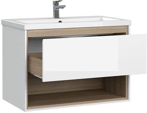 Cersanit Тумба с умывальником Louna 80 + Como 80