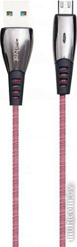 Кабель Celebrat CB-12 USB Type A - microUSB (1 м, красный)