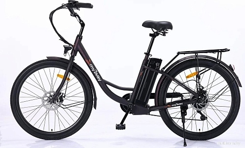 Электровелосипед MyWay Road 1.0 250 26 (17, черный антрацит)