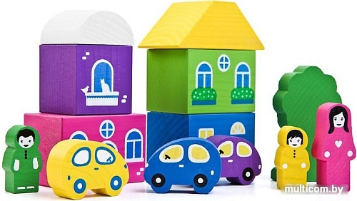 Конструктор Томик Цветной городок 8688-5