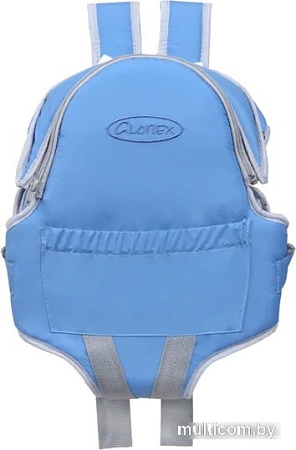 Рюкзак-переноска Globex Панда (голубой)