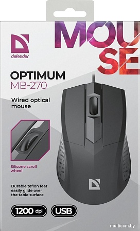 Мышь Defender Optimum MB-270 Pro (черный)