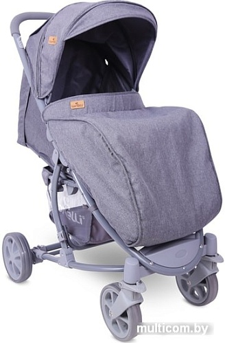 Коляска прогулочная «книга» Lorelli S300 2019 (серый)