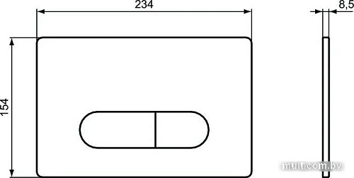 Панель смыва Ideal Standard Oleas M1 R0115A6